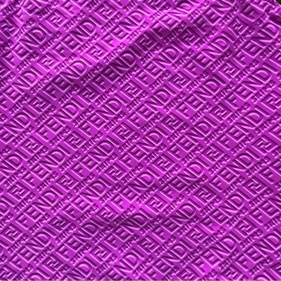 FENDI x SKIMS COLORADO PURPLE HIGH NECK SLEEVELESS BODYSUIT SIZE XS - Picture 6 of 6